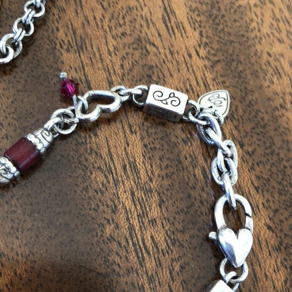 Vintage Brighton Heart Song Red Hope Necklace & bracelet - Picture 7 of 15